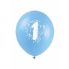 Balony z cyfrą 1 kolorowe 3 sztuki